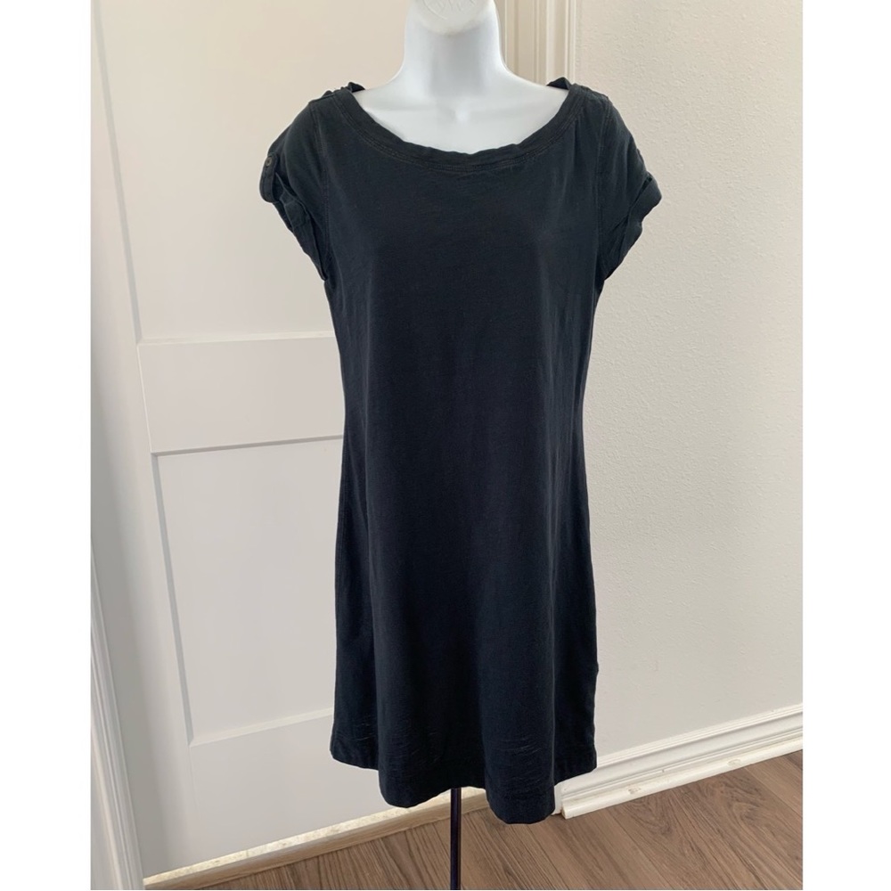 Banana Republic Black Shirt Style Dress